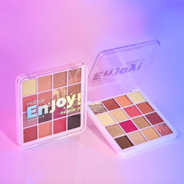 6 Paleta De Sombras Enjoy 16 Cores - Kit Mahav Atacado 1