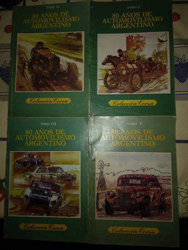 Revista * Corsa * 80 Años Del Automovilismo - 4 Tomos 0