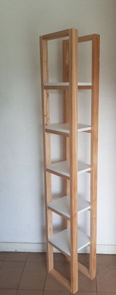 Estanteria Columna Organizador Esquinero Mueble Baño Nordico 0