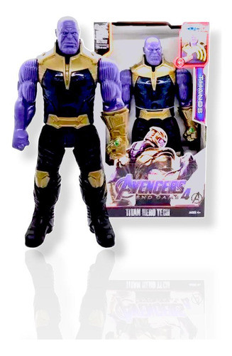 Muñeco Articulado 30 Cm Sonido Y Luz Thanos Marvel Avengers 1