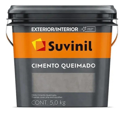 Suvinil Cimento Queimado Túnel De Concreto 5 Kg 0