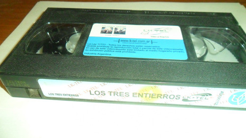 Vhs Los Tres Entierros 1