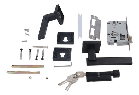 Fechadura De Porta Frontal Handleset Home Universal Split Si 1