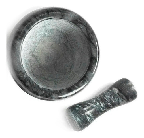 Mortero De Marmol Copa Negro Pison- 1