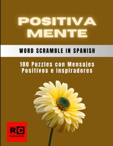Positiva Mente Word Scramble In Spanish 100 Puzzles Con Mens 0