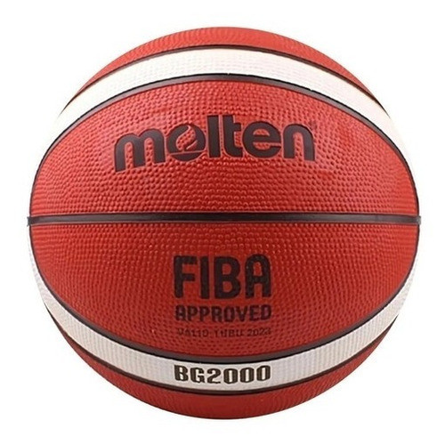 Pelota De Basquet Molten B7g2000 Nº7 Caucho En Slice Deporte 0