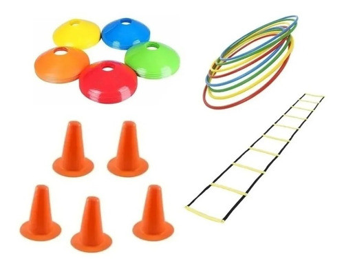 Kit Coordinacion / Conos + Tortugas + Aros + Escalera! Chd.- 0