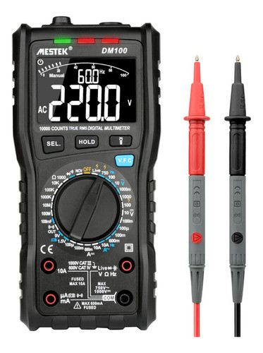 Mestek 10000 Conta Com True Rms Multifuncional Digital 0