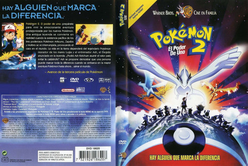 Pokémon 2 - El Poder De Uno - Dvd 0