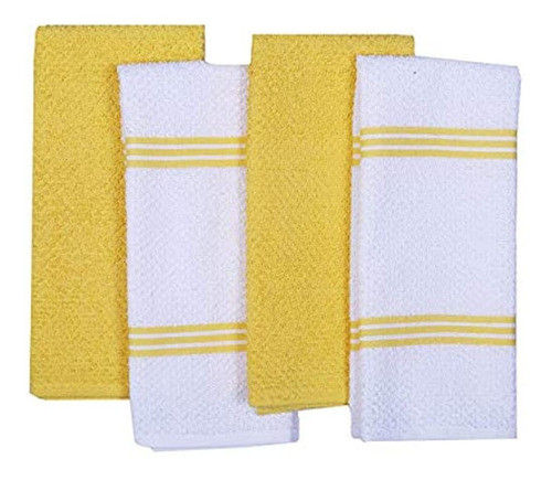 Casa Decors Toallas De Cocina Terry Juego De 4 16 X 26 Pulga 0