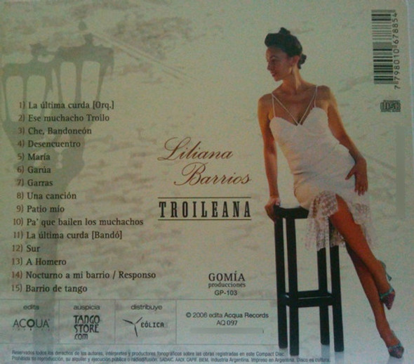 Cd Liliana Barrios  Troileana 1 Cd Liliana Barrios  Troileana 1