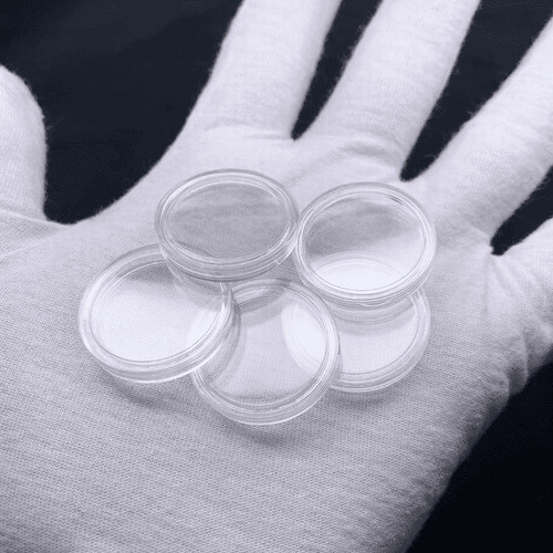 100 Cápsulas De Acrílico Para Moedas - 27mm 1