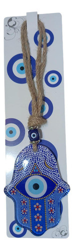 Colgante Con Mano De Hammsa O Fátima Y Ojos Turcos 1