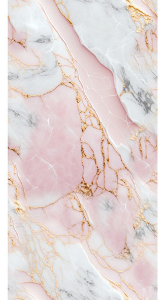 Adesivo Parede Mármore Rosa Banheiro Lavavel Sala 3m 0