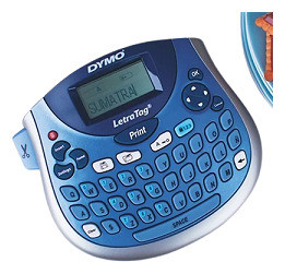 Rotulador Eletrônico Dymo Letratag Azul Metálico Lt100t 1