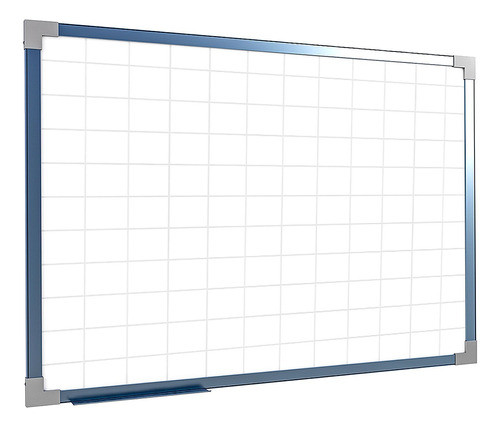 Lousa Quadro Branco Fórmica 150x123cm Quadriculada + Insumos 0