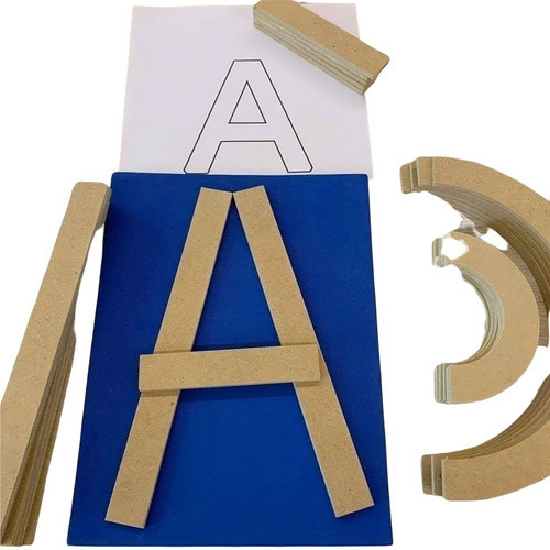 Mat Para Regletas Que Forman Letras Lectoescritura M. Oslen 0
