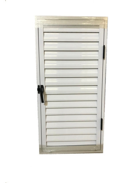 Puerta Termotanque Postigon De Aluminio Blanco Abrir 60x120 0