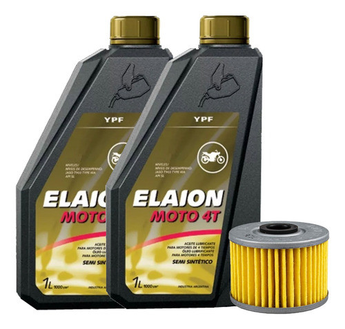 Kit Service Honda Nx250 Elaion Semi + Filtro Avant Motos 0