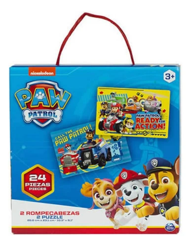 Puzzle Paw Patrol 24 Piezas 2 Puzzles 0