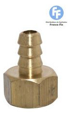Accesorio Gas Bronce Racord Hembra 1/4 X 5/16 0