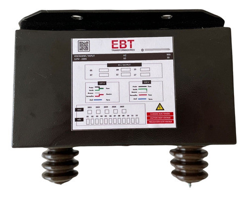 Transformador Para Neon - 12000 Kv - Ebt 12 110/220v 0