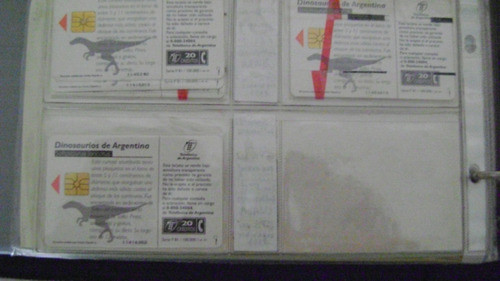 Tarjeta Telefonica Colecc F.81 Dinosaurios Saltasaurus Usada 1
