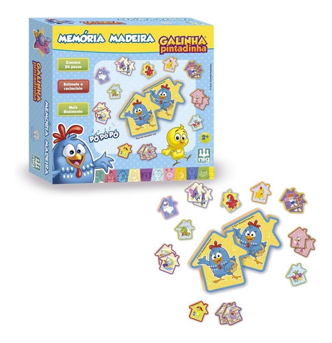 Jogo Da Memória Da Galinha Pintadinha Infantil Pedagógico 0