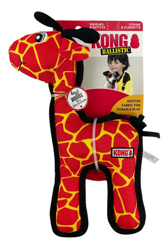 Brinquedo Kong Girafa Ballistic Mordedor Para Cachorro M/g 0