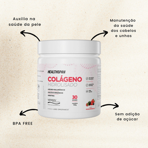 Kit Com 2 Colágenos Hidrolisados Com Ácido Hialurônico Healt 1