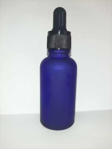 Frasco Vidrio Azul Esmerilado 30ml Con Cuenta Gota Pack X100 1
