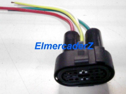 Ficha Terminal 4 Vias Vw Polo Golf P/motor Electroventilador 1
