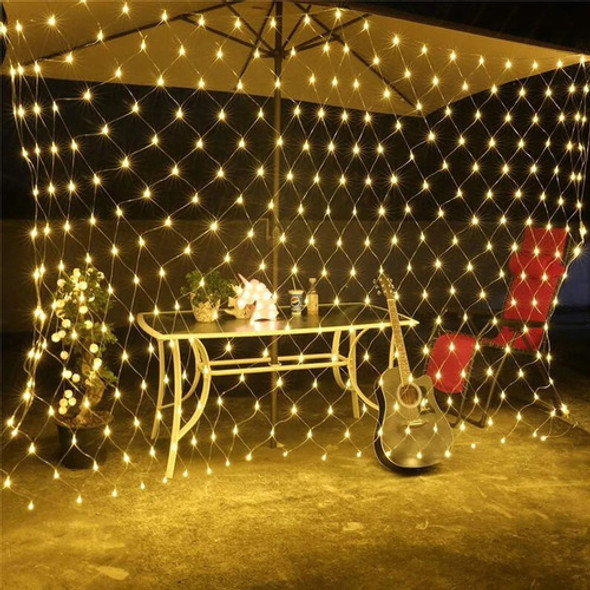 Guirnalda Cortina Led Red De 1,5 X 1,5 Metros Blanco Calido 1