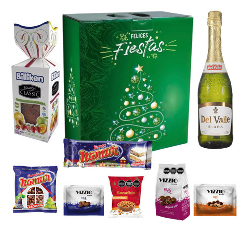 Cajas Navideñas Canasta Navideña N8 - Oferta En Sweet Market 0