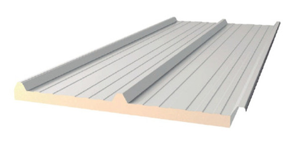 Chapa Aislante Panel Poliuretano Trapez Cielorraso Blanco 50 0 Chapa Aislante Panel Poliuretano Trapez Cielorraso Blanco 50 0