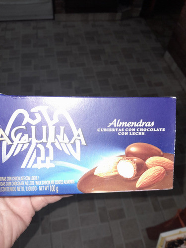 Antigua Golosina Águila Caja Almendra Con Chocolate Año 2012 0