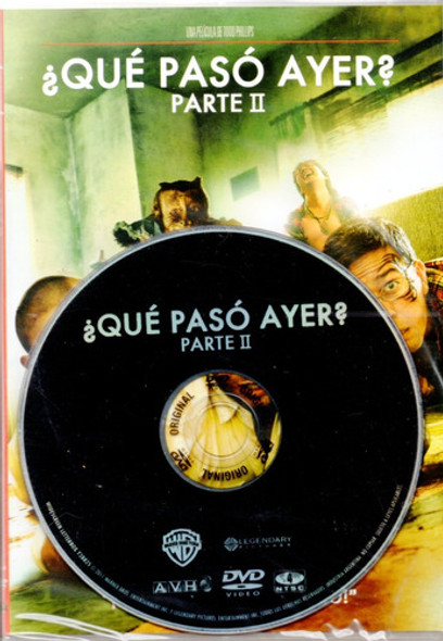 Qué Pasó Ayer? Parte 2 (slim) - Dvd Nuevo Orig Cerr - Mcbmi 0