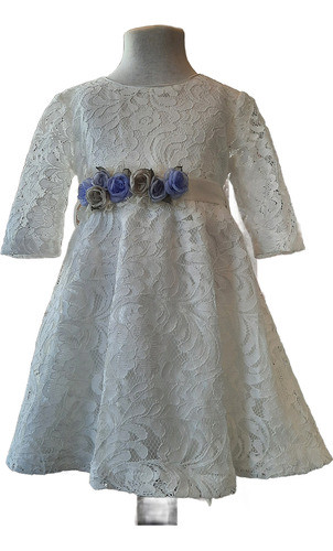 Vestido De Bautismo, Primer Añito, Cumpleaños Beba, Fiesta. 1