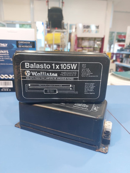 Balasto Wallister De Arranque Rapido Para Tubo 1x105w 1