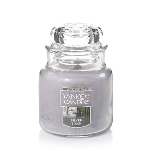 Vela Aromática Small Jar Silver Birch Yankee Candle 0