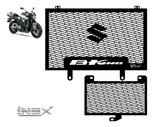 Grade Protetor Radiador + Óleo Suzuki Bking B-king 1300 Inox 0