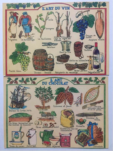 Postales Louise Deletang L'art Du Chocolat Lart Du Vin 0