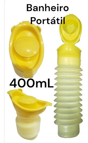 Banheiro Portatil Plástico Sanfonado 750ml Unissex 0