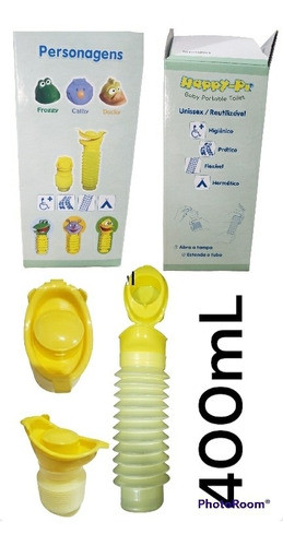 Banheiro Portatil Plástico Sanfonado 750ml Unissex 1