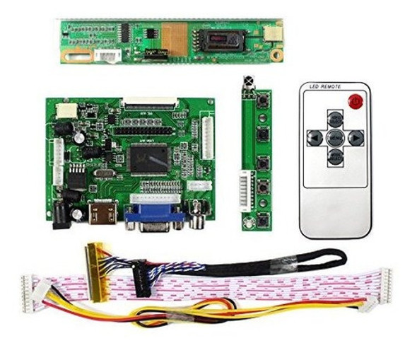 Placa De Controlador De Entrada Hdmi Vga 2av Lcd Para B141ew 1