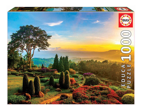 Puzzle Rompecabeza Jardin Precioso Paisaje Educa 1000 Piezas 0