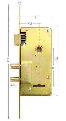 Cerradura De Seguridad Msa 210 S 2 Años De Garantia !!! 0