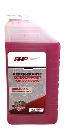 Liquido Refrigerante Concentrado 1litro Rojo 0