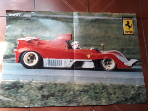 Poster Ferrari Sport 312 P Revista Italiana 0