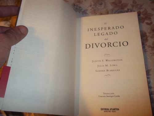El Inesperado Legado Del Divorcio - Wallerstein - Lewis 1